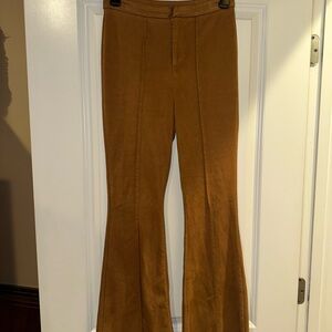 Brown/Tan Flared Pants